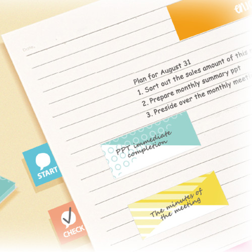 Sticky index label stickers, page tags, notebook labels, notebook colored sticky labels, office sticky notes