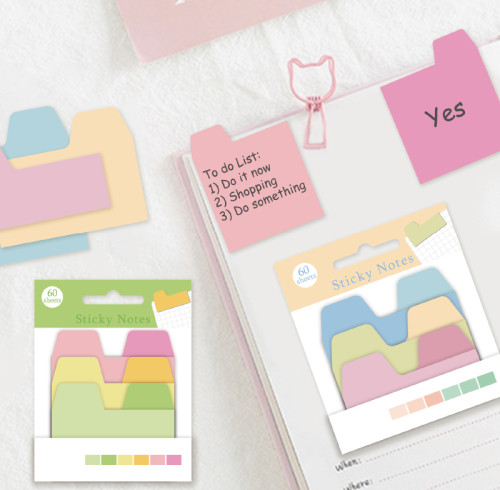 Index Set, Sticky index label stickers, page tags, notebook labels, notebook colored sticky labels, office sticky notes