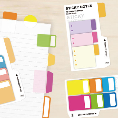 Sticky index label stickers, page tags, notebook labels, notebook colored sticky labels, office sticky notes