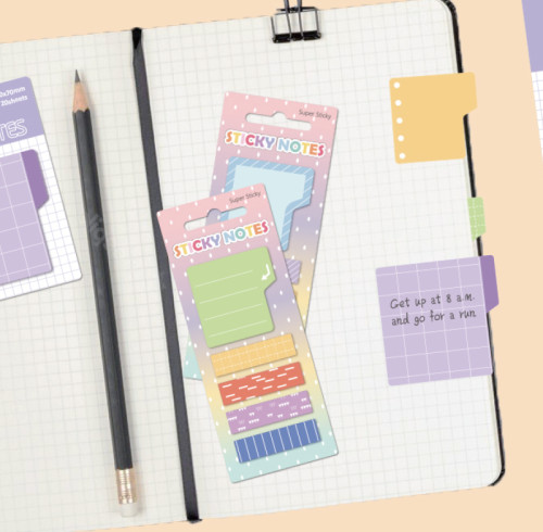 Sticky index label stickers, page tags, notebook labels, notebook colored sticky labels, office sticky notes