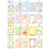 Memo Pad，Cartoon Sticky Notes，Four fold folding，Student  Cartoon Animal lying Sticky Notes