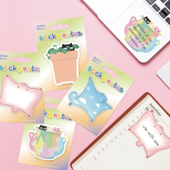 Merry Sticky Notes，Cartoon Sticky Notes，page tags, Student Classification，Handheld materials