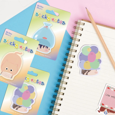 Merry Sticky Notes，Cartoon Original sticky notes，page tags, Student Classification，Handheld materials