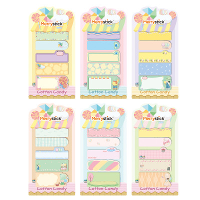 Merry Sticky Notes，Cartoon Sticky Notes，page tags, Student Classification，Handheld materials, Small strip