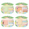 Merry Sticky Notes，Cartoon Sticky Notes，page tags, Student Classification，Handheld materials
