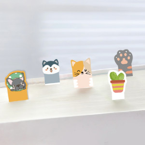PET Sticky Notes | Cartoon PET Sticky Notes | Imprinted PET Index  | stripsIndex bar  | Student Classification