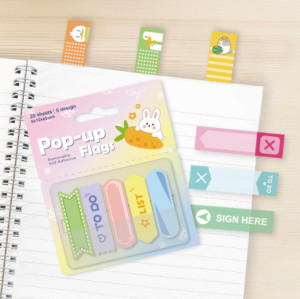 PET Sticky Notes | Cartoon PET Sticky Notes | Imprinted PET Index  | stripsIndex bar  | Student Classification
