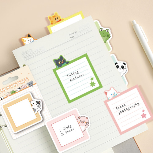 Sticky Notes,Cartoon Sticky Notes, page tags, Student sticky notes,cute notes