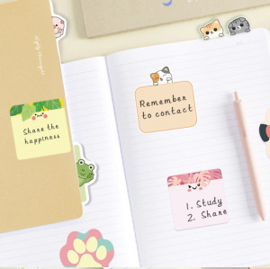 Sticky Notes,Cartoon Sticky Notes, page tags, Student sticky notes,cute notes