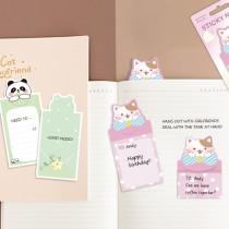 Envelope notes ,Cartoon Sticky Notes, Folding envelope style, Cartoon Cute envelope notes