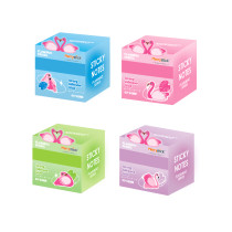 Take out self-adhesive stickers, flamingo stickers, category label stickers, hand account material stickers