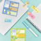 Sticky Notes | Cartoon Sticky Notes  | Student Classification | Colorful Food-Themed Sticky Notes