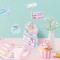 fancin Sticky Notes，Cartoon Sticky Notes，page tags, Student sticky notes,Vertical stacking style, Dessert sticky notes