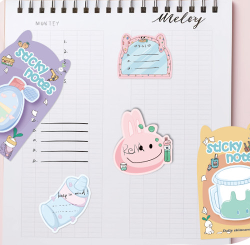 fancin Sticky Notes，Cartoon Sticky Notes，page tags, Student sticky notes