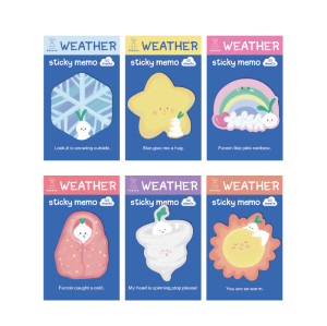 fancin Sticky Notes，Cartoon Sticky Notes，page tags, Student sticky notes