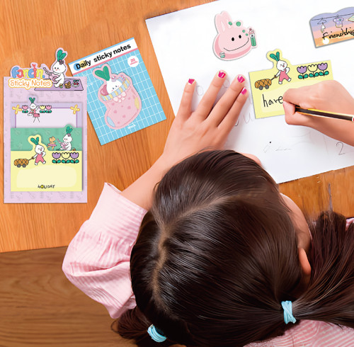 fancin Sticky Notes，Cartoon Sticky Notes，page tags, Student sticky notes