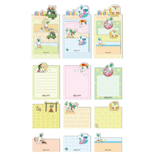 fancin Sticky Notes，Cartoon Sticky Notes，page tags, Student sticky notes