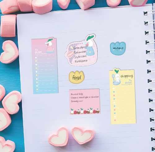 fancin Sticky Notes，Cartoon Sticky Notes，page tags, Student sticky notes