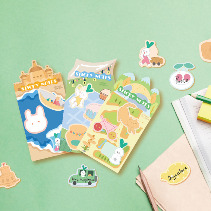 Sticky Notes | Cartoon Sticky Notes  | Student Sticky notes  |  Paper Notes