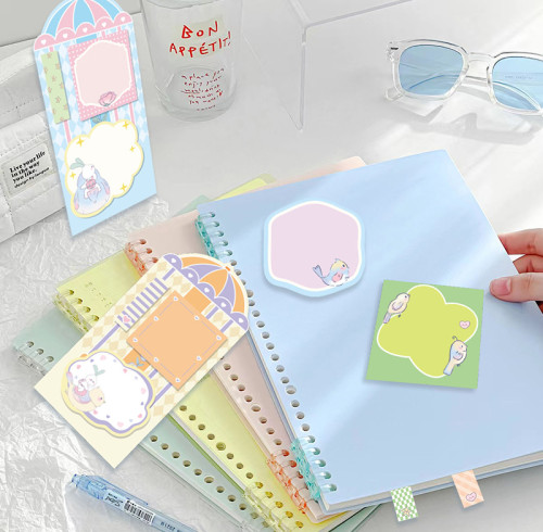 fancin Sticky Notes，merry-go-round，Cartoon Sticky Notes，page tags, Student sticky notes