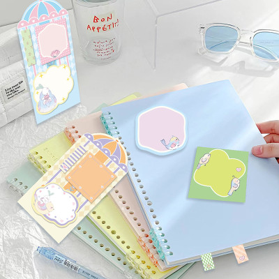 fancin Sticky Notes，merry-go-round，Cartoon Sticky Notes，page tags, Student sticky notes