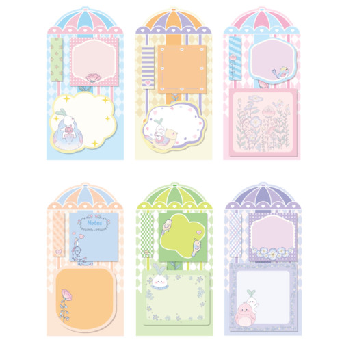 fancin Sticky Notes，merry-go-round，Cartoon Sticky Notes，page tags, Student sticky notes