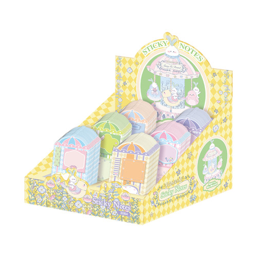 fancin Sticky Notes，merry-go-round，Cartoon Sticky Notes，page tags, Student sticky notes