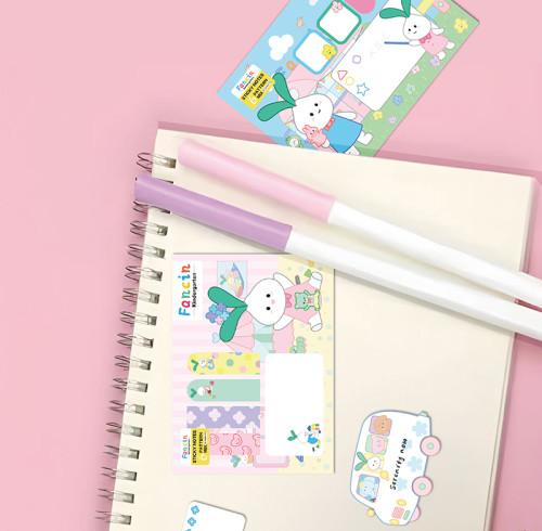 fancin Sticky Notes，Cartoon Sticky Notes，page tags, Student sticky notes