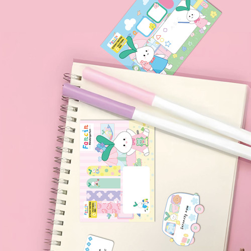 fancin Sticky Notes，Cartoon Sticky Notes，page tags, Student sticky notes