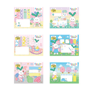 fancin Sticky Notes，Cartoon Sticky Notes，page tags, Student sticky notes