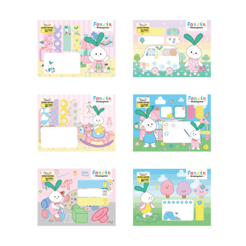 fancin Sticky Notes，Cartoon Sticky Notes，page tags, Student sticky notes