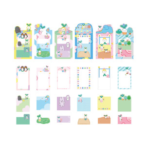 fancin Sticky Notes，kindergarten Cartoon Sticky Notes，page tags, Student sticky notes