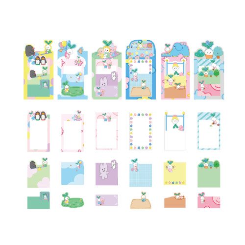 fancin Sticky Notes，kindergarten Cartoon Sticky Notes，page tags, Student sticky notes