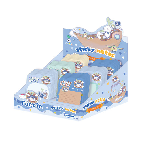 fancin Sticky Notes，Pirate Ship Notes，Cartoon Sticky Notes，page tags, Student sticky notes