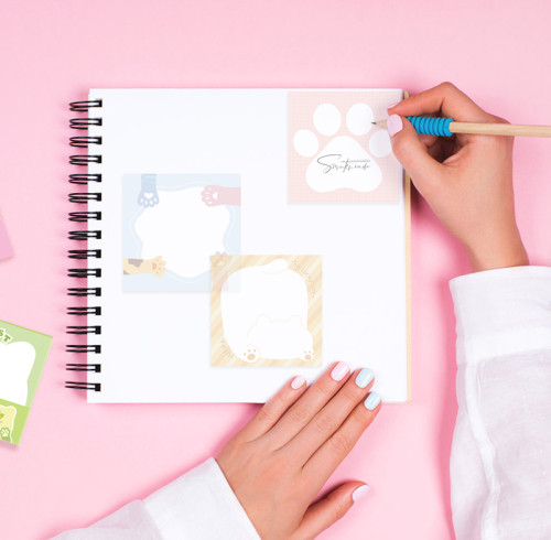 Transparent sticky notes shine,Sticky note shine,  Gradient sticky notes, creative note stickers, student marked memos