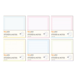 Transparent sticky notes shine, Gradient sticky notes, creative note stickers, student marked memos, student supplies, office supplies
