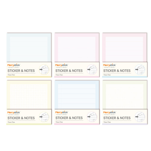 Transparent sticky notes shine, Gradient sticky notes, creative note stickers, student marked memos, student supplies, office supplies