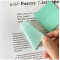 Plastic memo notes, PET writing waterproof color semi transparent sticky note, with emphasis on marking stickers