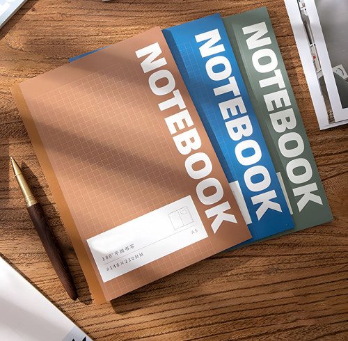 Glue Bound Note Book, non permeable for writing, thick and smooth paper,  student workbook