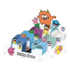 Stick Notes,Monster cartoon fun sticky note, creative paper notebook, suitable for learning and office scenarios