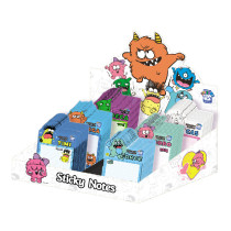 Stick Notes,Monster cartoon fun sticky note, creative paper notebook, suitable for learning and office scenarios