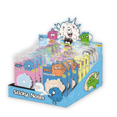 Stick Notes,Monster cartoon fun sticky note, creative paper notebook, Alien sticky notes suitable for learning and office scenarios