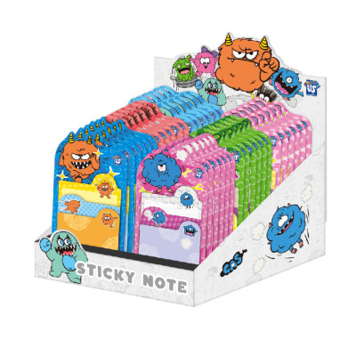 Stick Notes,Monster cartoon fun sticky note, creative paper notebook, Alien sticky notes suitable for learning and office scenarios