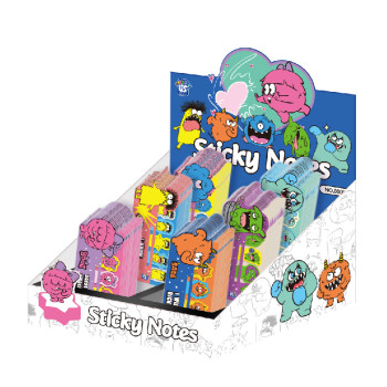Stick Notes,Monster cartoon fun sticky note, creative paper notebook, Alien sticky notes suitable for learning and office scenarios