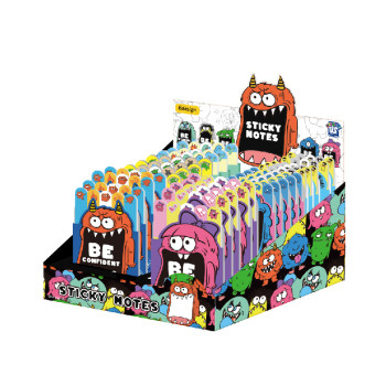 Stick Notes,Monster cartoon fun sticky note, creative paper notebook, Alien sticky notes suitable for learning and office scenarios