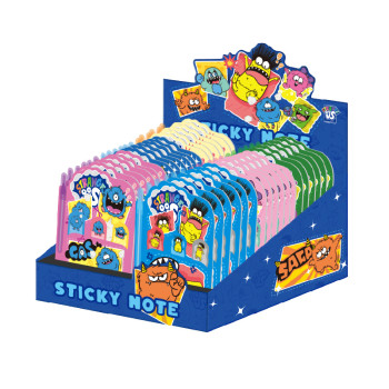 Stick Notes,Monster cartoon fun sticky note, creative paper notebook, Alien sticky notes suitable for learning and office scenarios