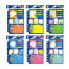 Stick Notes,Monster cartoon fun sticky note, creative paper notebook, Alien sticky notes suitable for learning and office scenarios