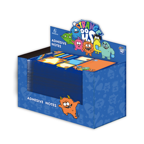 Stick Notes,Monster cartoon fun sticky note, creative paper notebook, Alien sticky notes suitable for learning and office scenarios