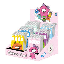 Creative  sticky note combination Spiral Bound Notebook, portable notebook,PP cover