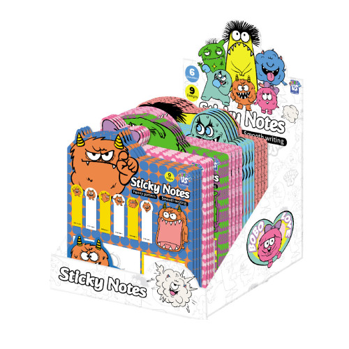 Stick Notes,Monster cartoon fun sticky note, creative paper notebook, Alien sticky notes suitable for learning and office scenarios